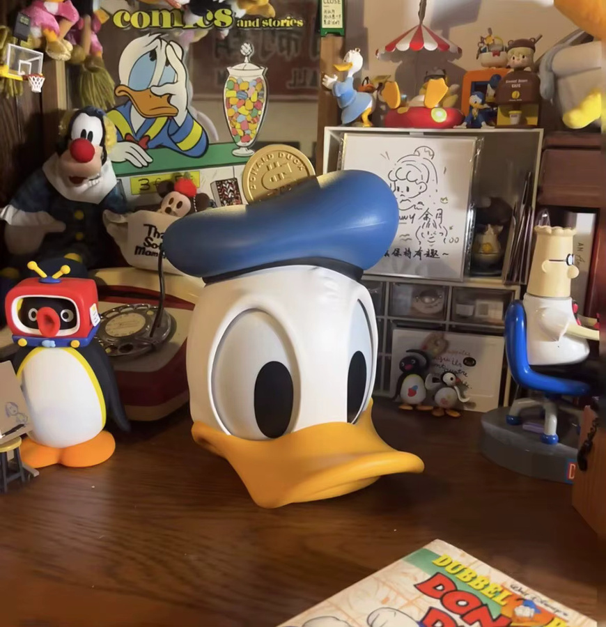Disney Donald Duck Series Rich Duck Figurenlampe in Multicolour als Tischleuchte für Wohnzimmer und Schreibtisch - Bild 5