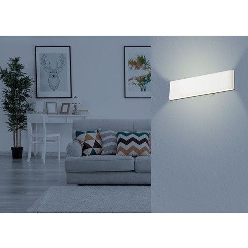 GLOBO Lighting LED-Wandleuchte Siegfried in Weiß, B: 29,5 cm, T: 8 cm - Bild 2