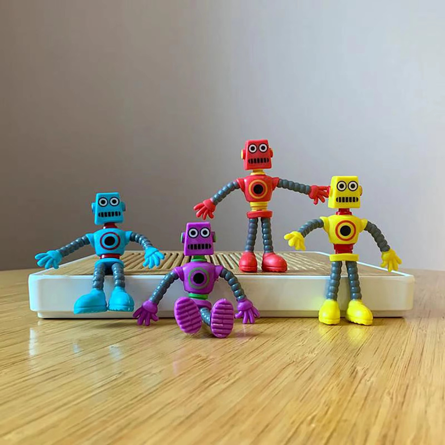 soulbao Drahtroboter-Spielzeug, Roboter, Metall, Bunt / Mehrfarbig - Bild 3