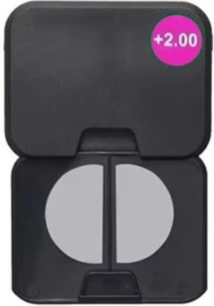 DGyueguang Augenschutz Aufklebe-Gleitsichtgläser, Silikon, transparent, black - Bild 1