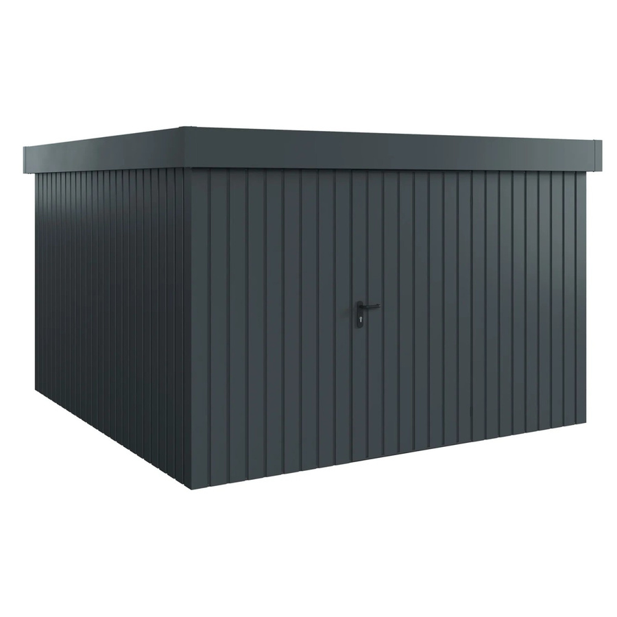 Hörmann EcoStar Gerätehaus Euroline Flachdach 1-flg Anthrazitgrau B: 333 cm, T: 325 cm - Bild 2