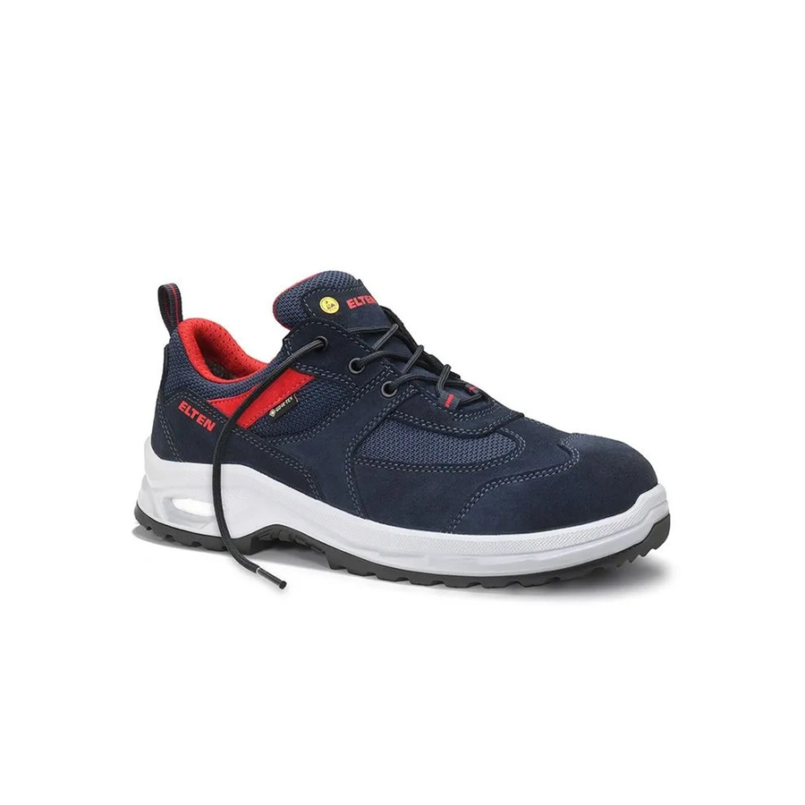 Elten Sicherheitshalbschuh Robson XXP GTX Blue Red Low ESD S2 WR aus Veloursleder in Größe 43 - Bild 2
