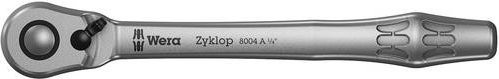 Wera Zyklop Metal-Knarre 8004 A Umschaltknarre mit 1/4 Zoll Antrieb in Silber - Bild 1
