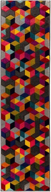 Flair Rugs Kinderteppich Dynamic in Mehrfarbig mit geometrischem Design, B/T: 66 x 230 cm - Bild 1