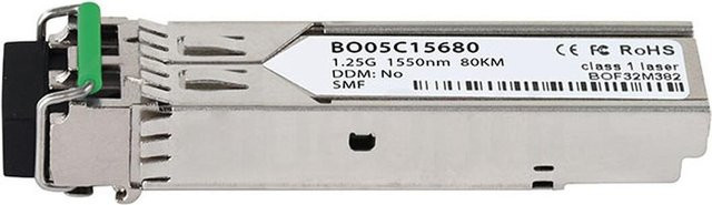 BlueOptics SFP-1G-ZX-UQ-BO Netzwerk-Transceiver-Modul Faseroptik 1250 Mbit/s in Silber - Bild 1