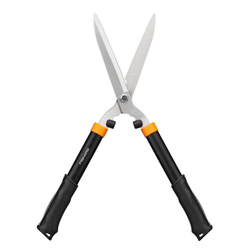Fiskars Heckenschere HS21 Solid in Schwarz und Orange, Länge: 59 cm - Bild 3