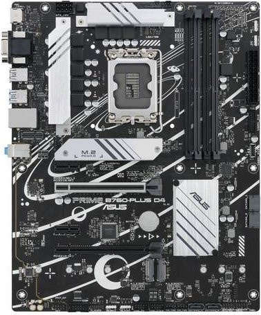 Asus PRIME B760-PLUS D4 ATX Mainboard mit Intel LGA1700 Sockel und DDR4 Unterstützung in Schwarz/Silber - Bild 2