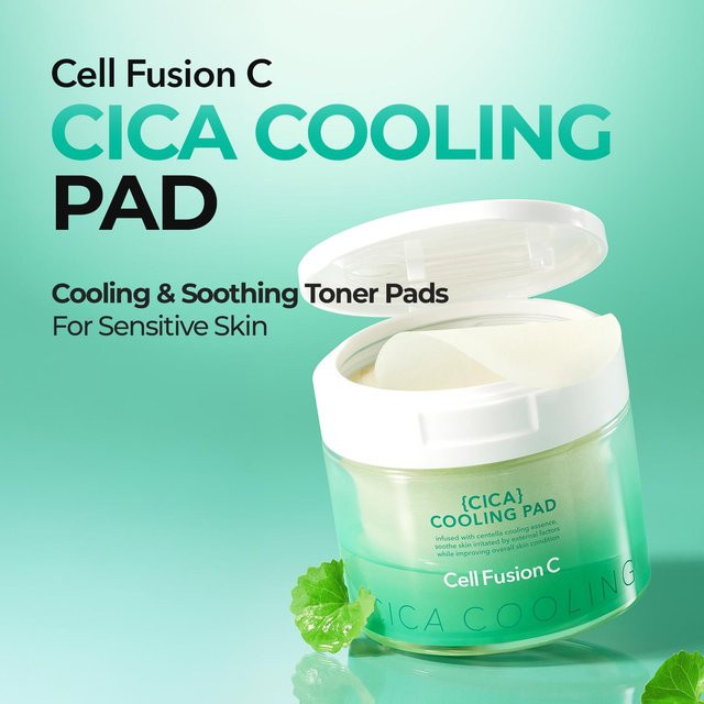 Cell Fusion C Cica Kühlendes Beruhigendes Pad, 180 ml, Empfindliche Haut - Bild 1