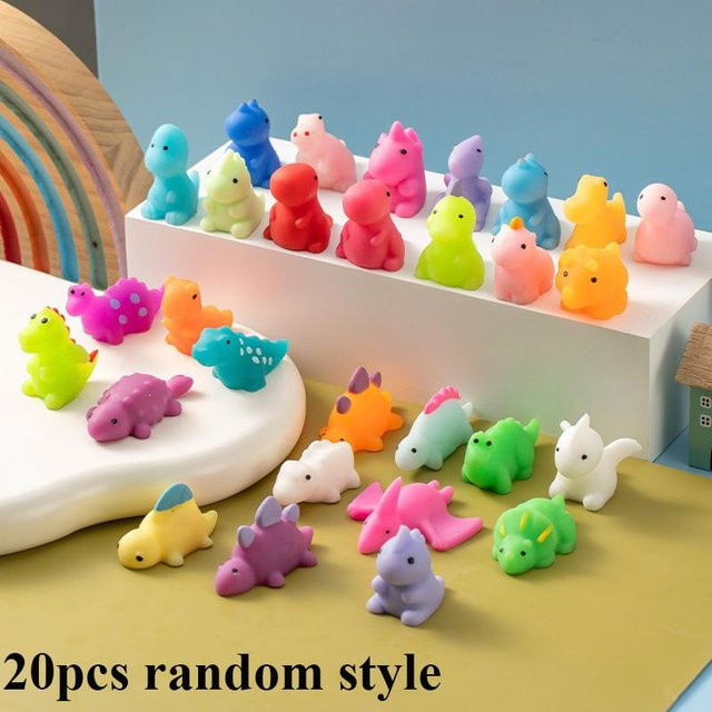 Fashnics Kawaii Dinosaurier Squishy Fidget Spielzeug, Stressabbau Ball - Bild 1