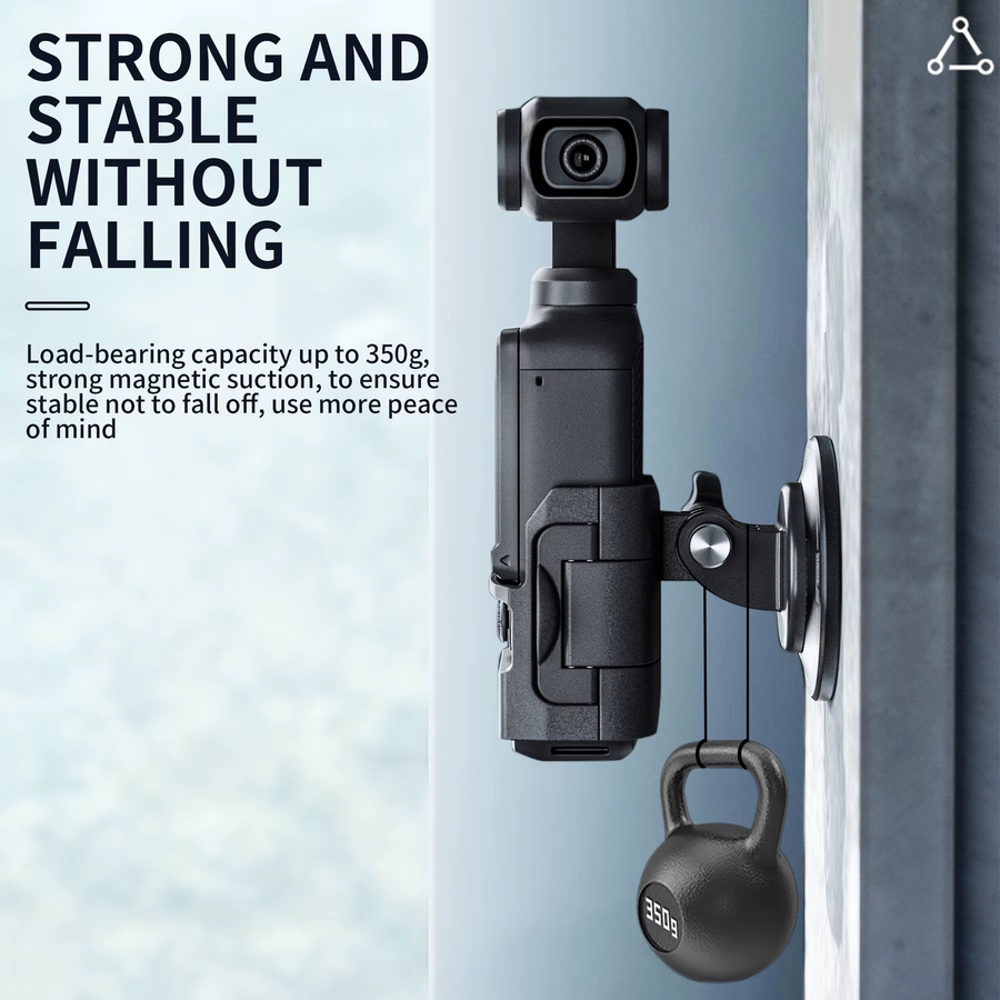 STARTRC Magnetische Basishalterung in Schwarz für DJI OSMO Pocket 4/3, Insta360 X3 X4, Go3 und GoPro 13 12 11 10 Kamera-Zubehör - Bild 2