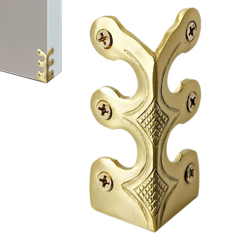 BASI Eckenschutz aus massivem Messing in Gold zur Kantenabdeckung und als Sockelleiste - Bild 2