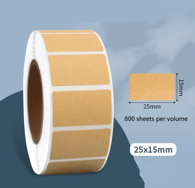 Selbstklebendes Kraftpapier-Dichtungsband in Braun für handgeschriebene Klassifizierungen und Verpackungsmarkierungen - Bild 1