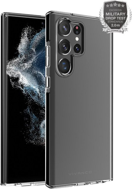 Rock Solid Anti Shock Schutzhülle für Samsung Galaxy S23 Ultra in Transparent - Bild 1