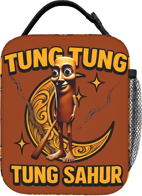 Isolierte Lunchtasche von Fancy Style Studio in Braun, auslaufsicher und thermisch isoliert - Bild 1
