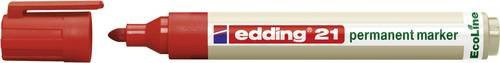 Edding 21 EcoLine Permanentmarker Rot wasserfest - Bild 1