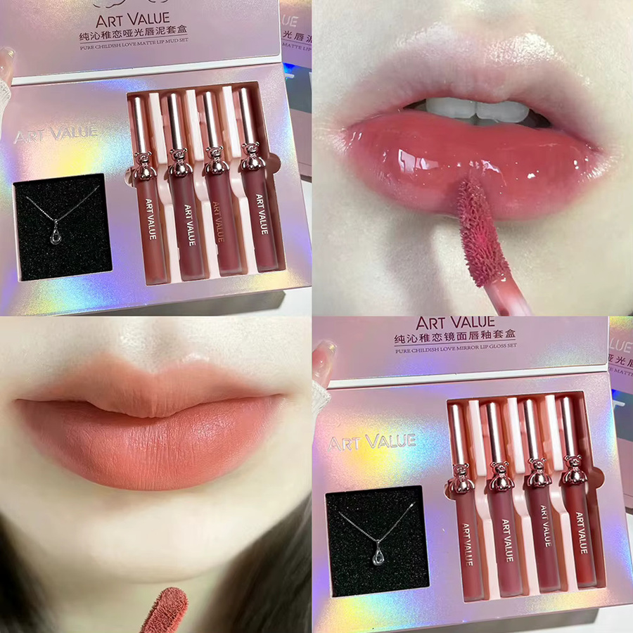ART VALUE Lipgloss-Set, 4-teilig, Unisex - Bild 3