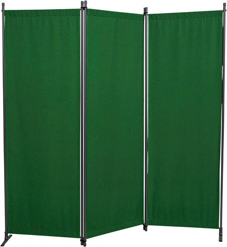 Sichtschutz Paravent von ANGERER FREIZEITMÖBEL aus Stahl und Polyethylen in Grün, H x B: 165 x 165 cm - Bild 1