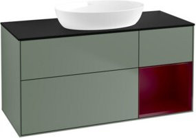 V&B Waschtischunterschrank Finion in Lackausführung, Breite: 120 cm, Tiefe: 50,1 cm, Höhe: 50,1 cm - Bild 1