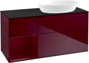V&B Waschtischunterschrank Finion Wandbeleuchtung in Lackausführung, Breite: 120 cm, Tiefe: 50,1 cm, Höhe: 50,1 cm - Bild 1