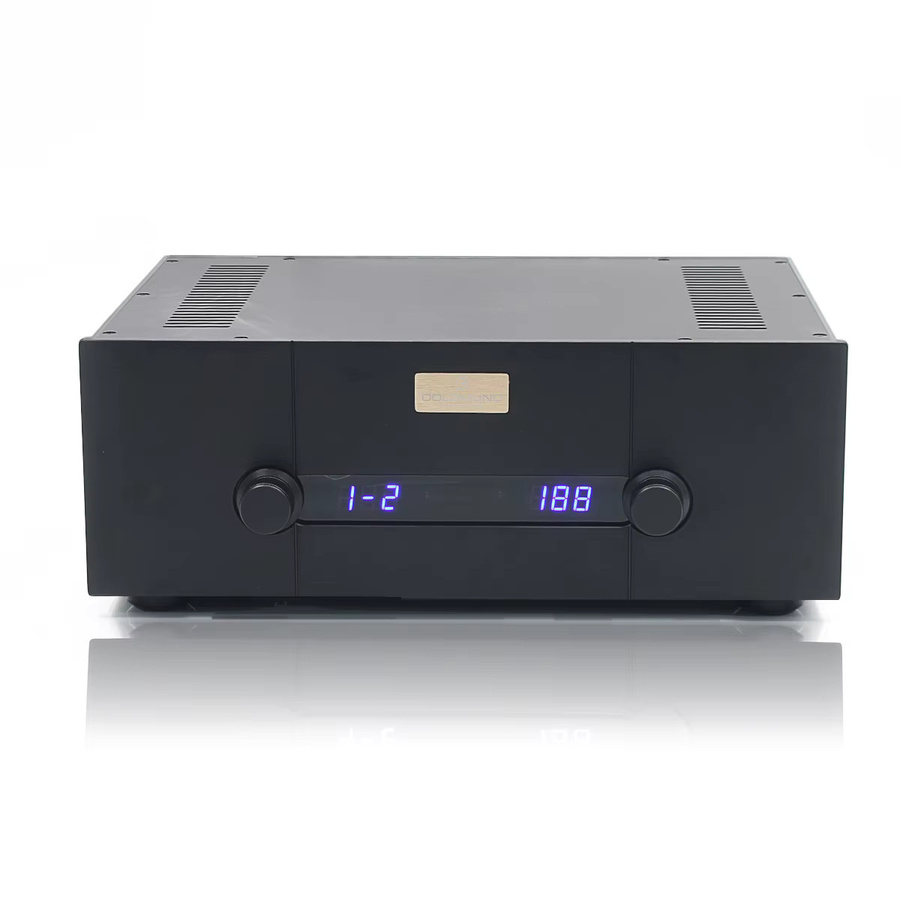 Cary AE1 Stereo-Röhrenvorverstärker in Schwarz mit Fernbedienung und 6SN7 Röhren - Bild 1