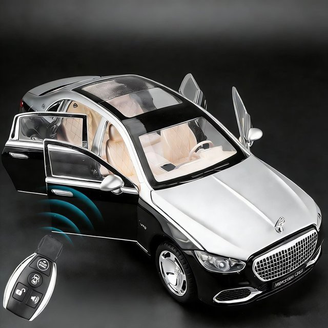 MAKEDA Maybach S680 Automodell, 1:22, Metall, mit Licht und Sound - Bild 1