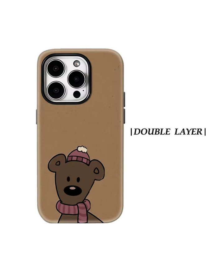 Winterbär Robuste Handyhülle für iPhone 17 16 15 14 13 Pro Max Plus mit Magnetfunktion und Doppelschicht-Schutz - Bild 5
