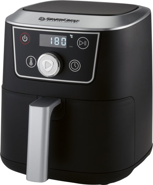 SILVERCREST Heißluftfritteuse SHFD 1000 A1 in Schwarz mit 2 l Volumen und analogem Display - Bild 1