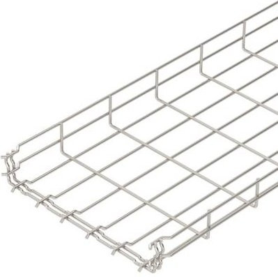 OBO Bettermann Gitterrinne 6001078 in Silber, B/H/L: 30,0 x 5,5 x 300 cm - Bild 1