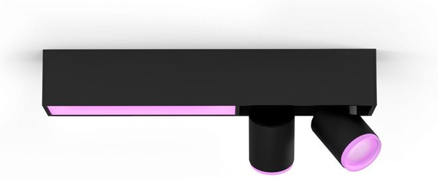 Philips Hue Centris White & Color Ambiance 2 Spot Aufbaustrahler Schwarz mit Reflektor - Bild 2