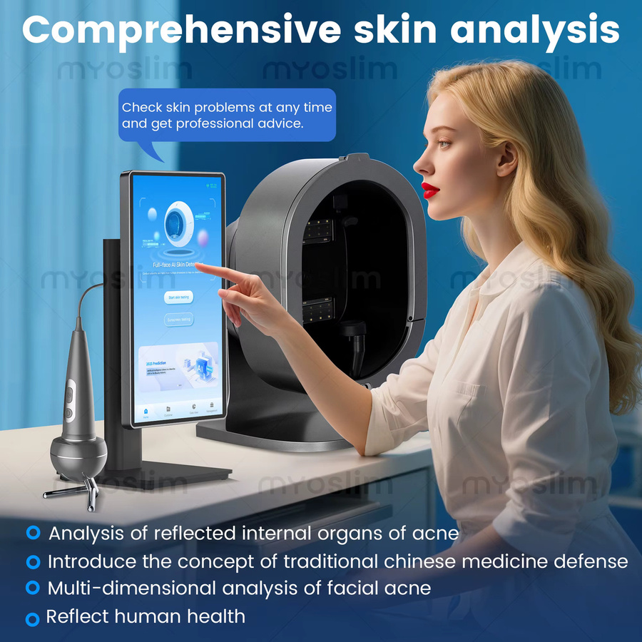 MYOSLIM Gesichtshaut-Analysegerät und Kopfhaut-Analysator, Unisex - Bild 2