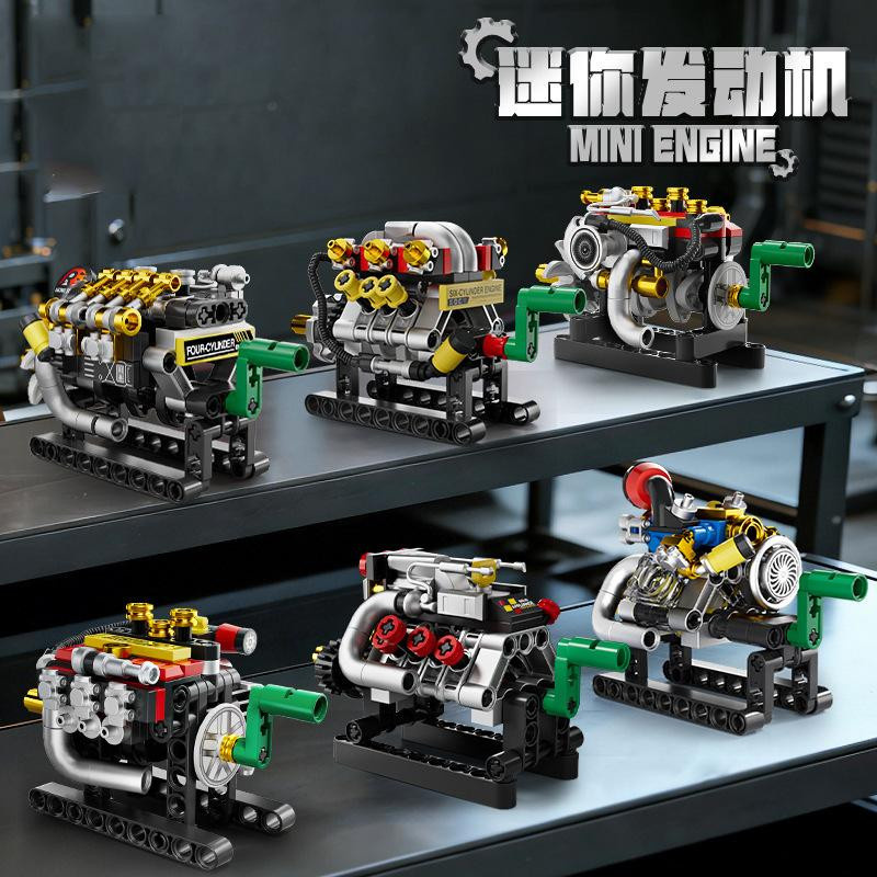 Linyi toy Motor mit Zylinder und Turbo Paper Manual ab 14 Jahren - Bild 2