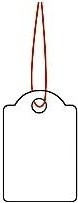 HERMA String Marking Tags Namensetiketten in Weiß, 15 x 24 mm, 1000 Stück - Bild 1