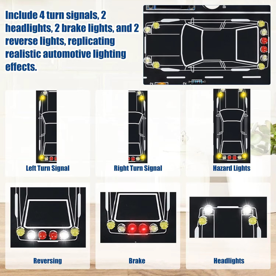 IST DIY Auto Fahren Simulation Löten Praxis Kit, STEM Elektronische Projekt Auto Fahrer Simulator, Fahrzeuge - Bild 4