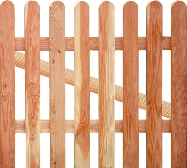 T & J Zaunelement Anholt-Serie aus Holz in Braun, B: 80 cm, H: 100 cm - Bild 1