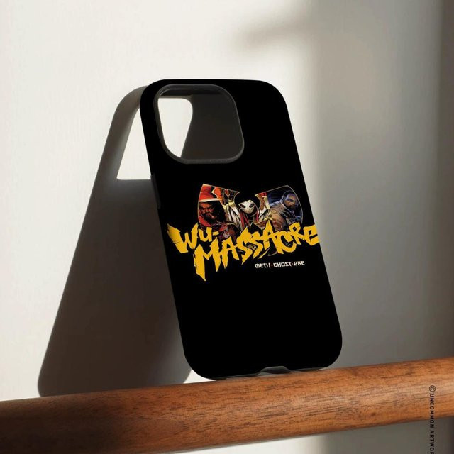 W-Wu T-Tang Clan22 Handyhülle für iPhone 17 16 15 14 13 12 Pro Max Plus glänzende HD-Doppelschicht-Flüssigkeitshartschale in Schwarz oder Weiß - Bild 1