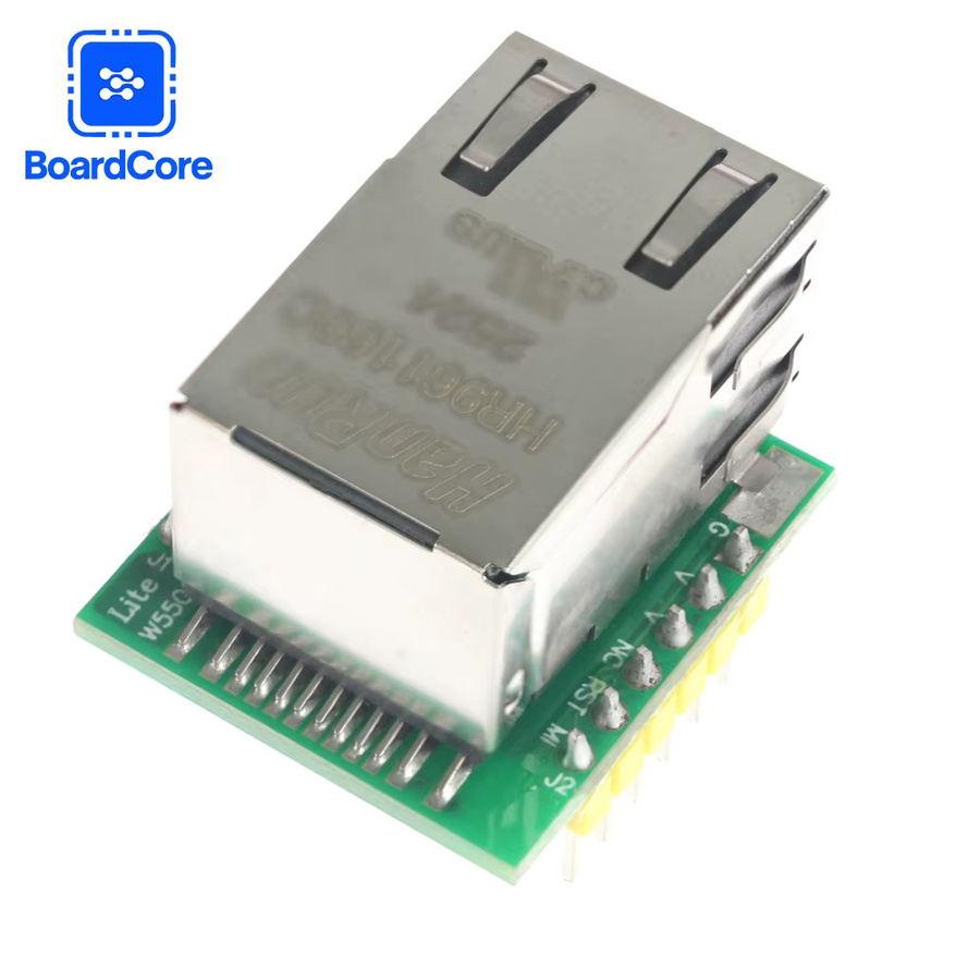 W5500 Ethernet Modul mit SPI Schnittstelle und SUSR-ES1 Chip als TCP/IP LAN Konverter in Grün - Bild 2