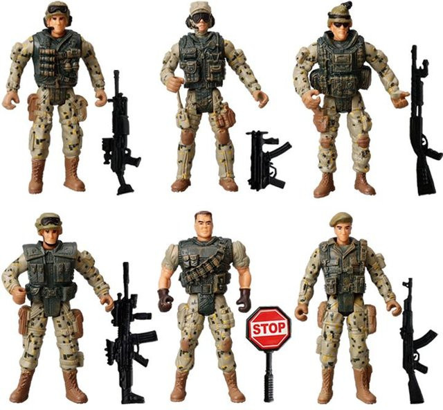 Yiran toy 1 Militär Actionfiguren Spielset 1:18 - Bild 1