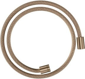 Hansgrohe Textilbrauseschlauch in Rot Gold mit Anti-Kink und Anti-Twist Funktion, Länge: 125 cm - Bild 1