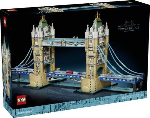 LEGO Architektur Tower Bridge, Modell eines Londoner Wahrzeichens, ab 18 Jahren - Bild 1