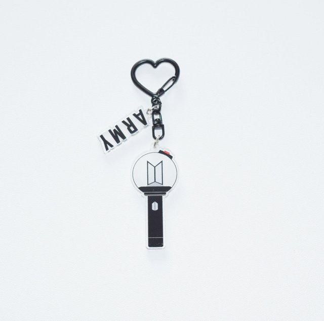 BTS Schlüsselanhänger, Acryl, Cartoon-Stil, Unisex, gray - Bild 1