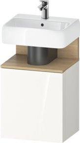 Duravit Waschtischunterschrank Qatego in Weiß Hochglanz, B/T/H: 44 x 35 x 64,5 cm - Bild 1