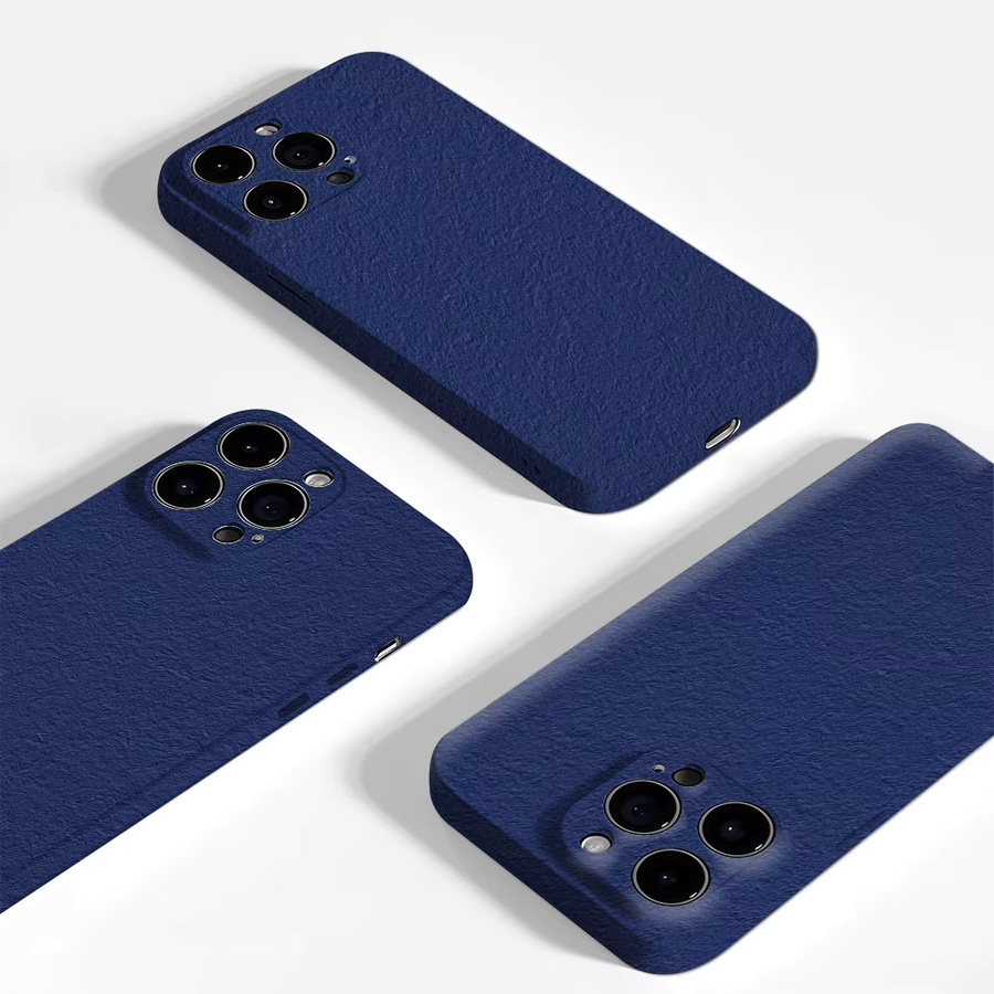 Robuste Marine-Textur Handyhülle von Potdemiel für iPhone 17 16 15 14 13 Pro Max Plus in Blau mit Magnetfunktion - Bild 3