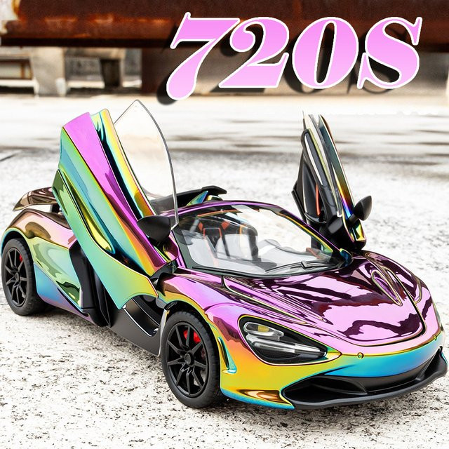 MAKEDA 720S Senna Modell, Sportwagen, Metalldruckguss, 1:24, mit Licht und Sound - Bild 1