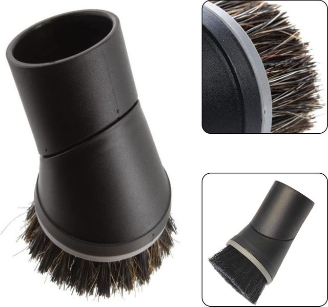 Miele Möbelbürstenaufsatz mit Nylonborsten in Schwarz für Staubsauger der C1 C2 C3 Compact & Classic-Serie mit 3,5 cm Anschluss - Bild 1