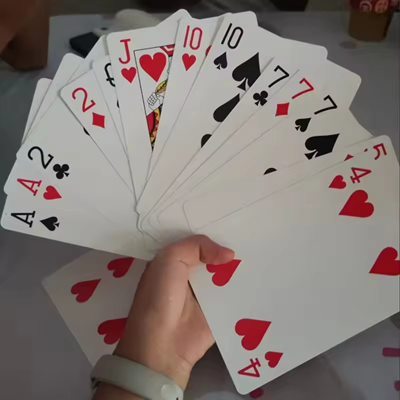 Jumbo-Spielkarten, Familienspiel, Bunt / Mehrfarbig - Bild 2