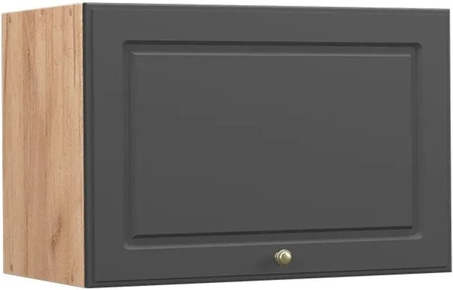 Vicco Hängeschrank Fame-Line Landhaus Eiche Anthrazit-Gold B: 60 cm, T: 40 cm, H: 34,1 cm - Bild 2