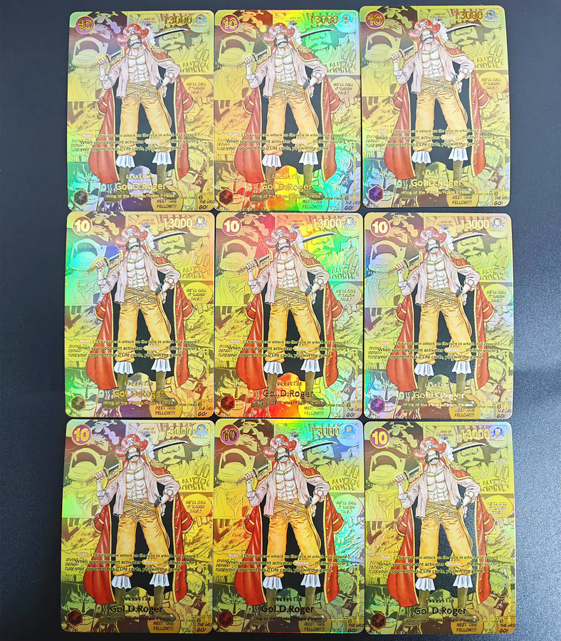 Bandai One Piece Roger Gold Manga Art Collection, Sammelkarten, Englisch - Bild 3