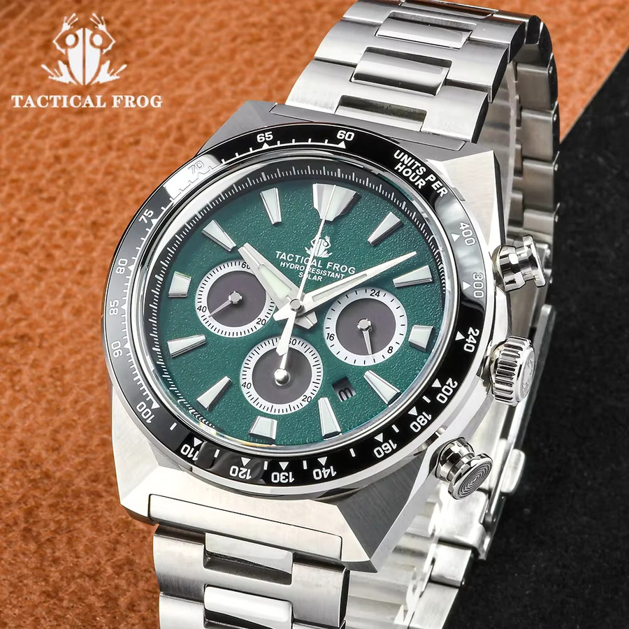 Tactical Frog Chronograph, Solar, Quarz, Edelstahl, Keramik, Saphirglas, Herren - Bild 2