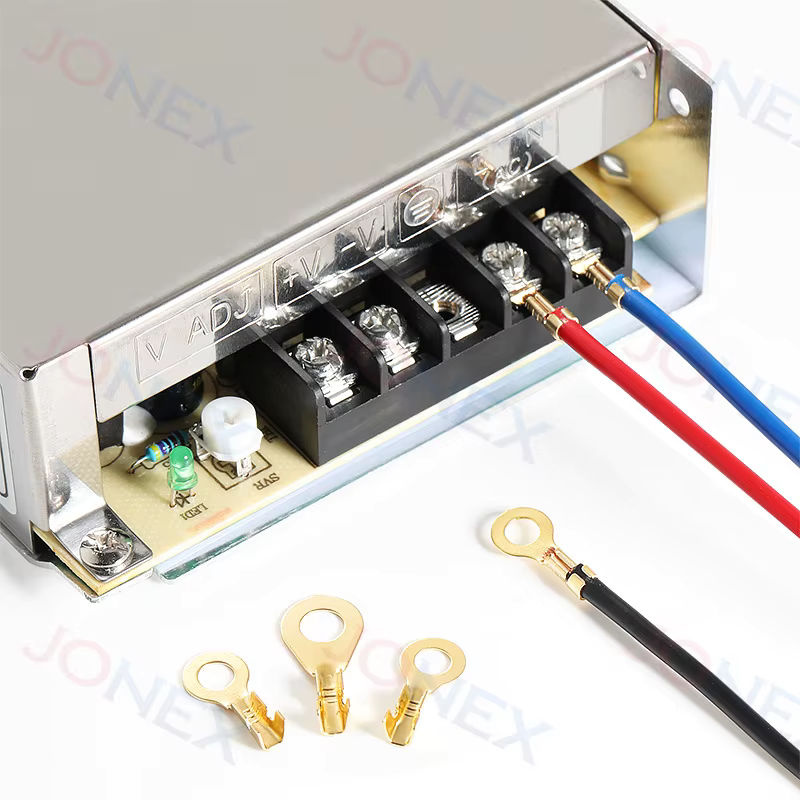 100 Stück Jonock Ring Crimp Terminals aus Messing in Gold für elektrische Drahtanschlüsse M3 M4 M5 M6 M8 M10 - Bild 3