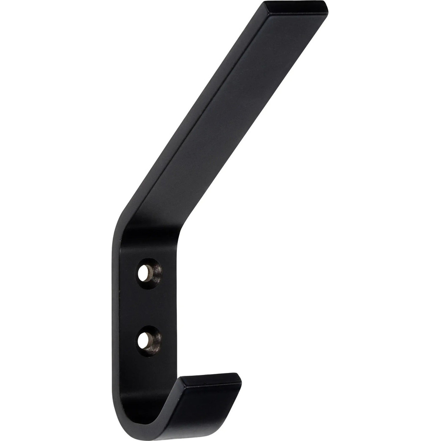 Siro Haken aus Metall in Schwarz Matt mit Lochabstand 16 mm, B/T/H: 120,0 x 75,0 x 19,0 cm - Bild 2